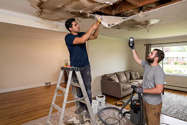 Ceiling Water Damage Restoration Tacoma
