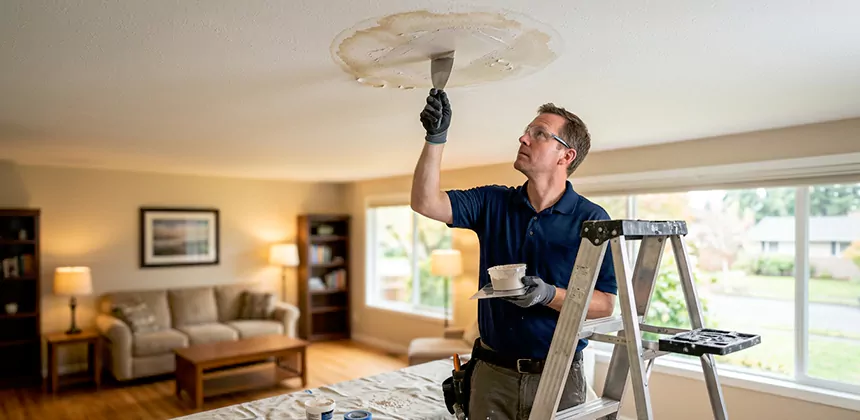 Ceiling Water Stain Repair in Tacoma